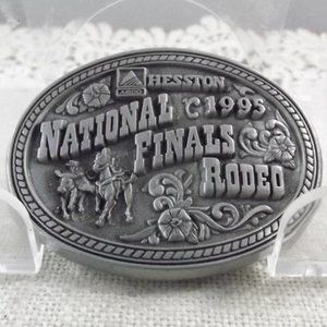 1995 National Finals Rodeo Miniature Belt Buckle